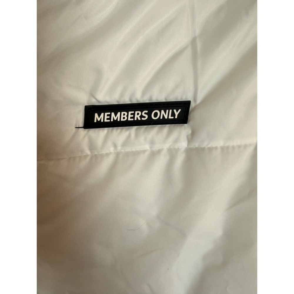 Members Only Rugrats Reversible Puffer Jacket Mens Med White Nickelodeon 90s - Picture 3 of 11